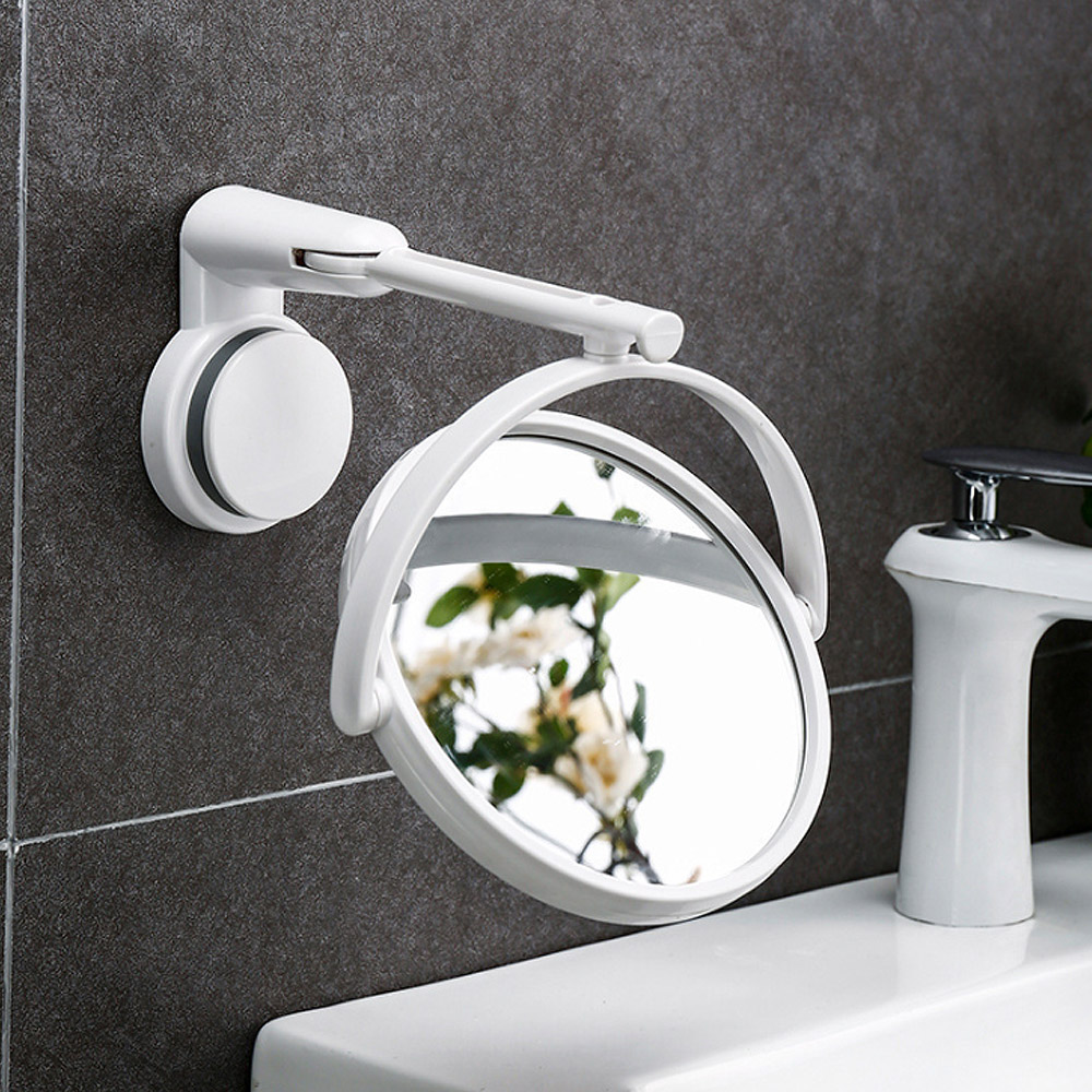 강력흡착 360도 회전 벽거울 단면 화장실거울 단면거울 접착식거울 부착식거울 욕실거울