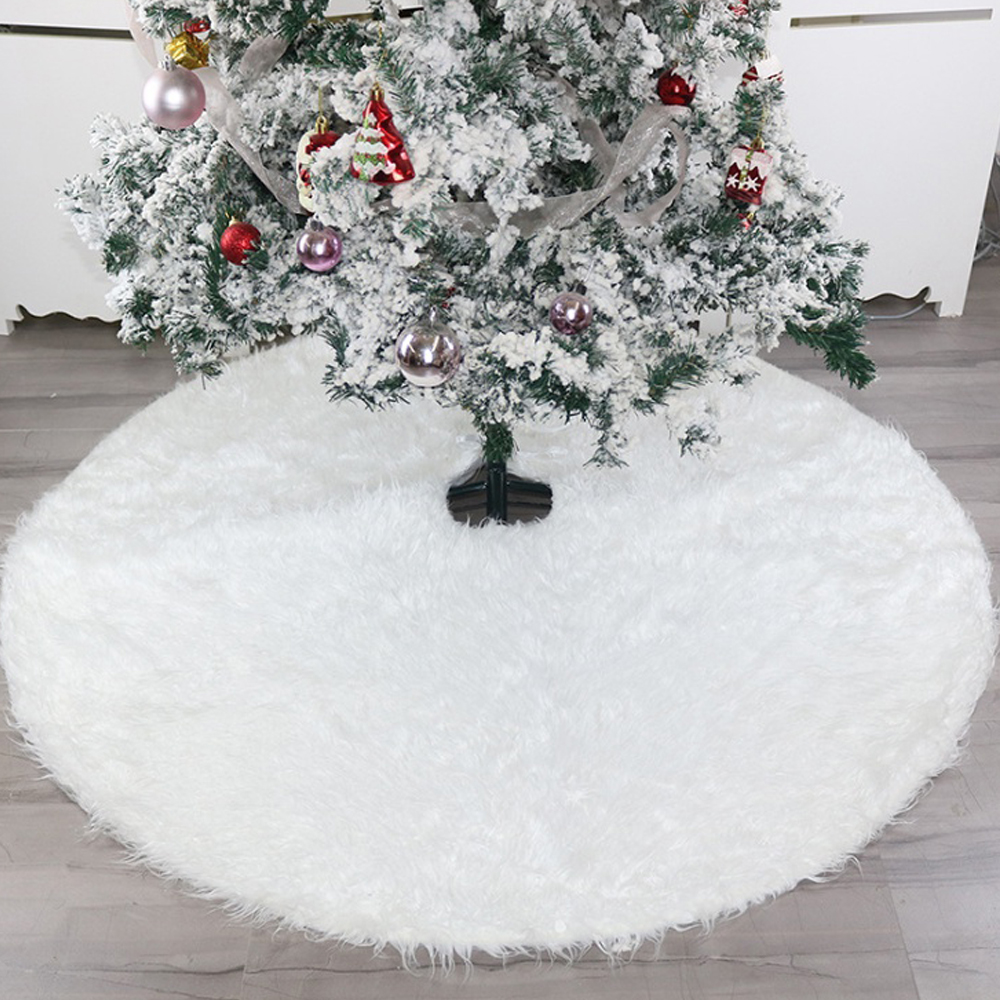 화이트 트리스커트 120cm 트리꾸미기 트리덮개 크리스마스용품 크리스마스소품 트리받침