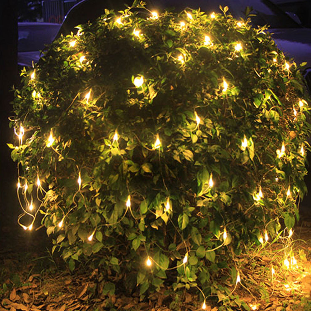 은하수 200구 녹색선 LED 네트 웜색 지니전구 크리스마스 트리전구 트리조명