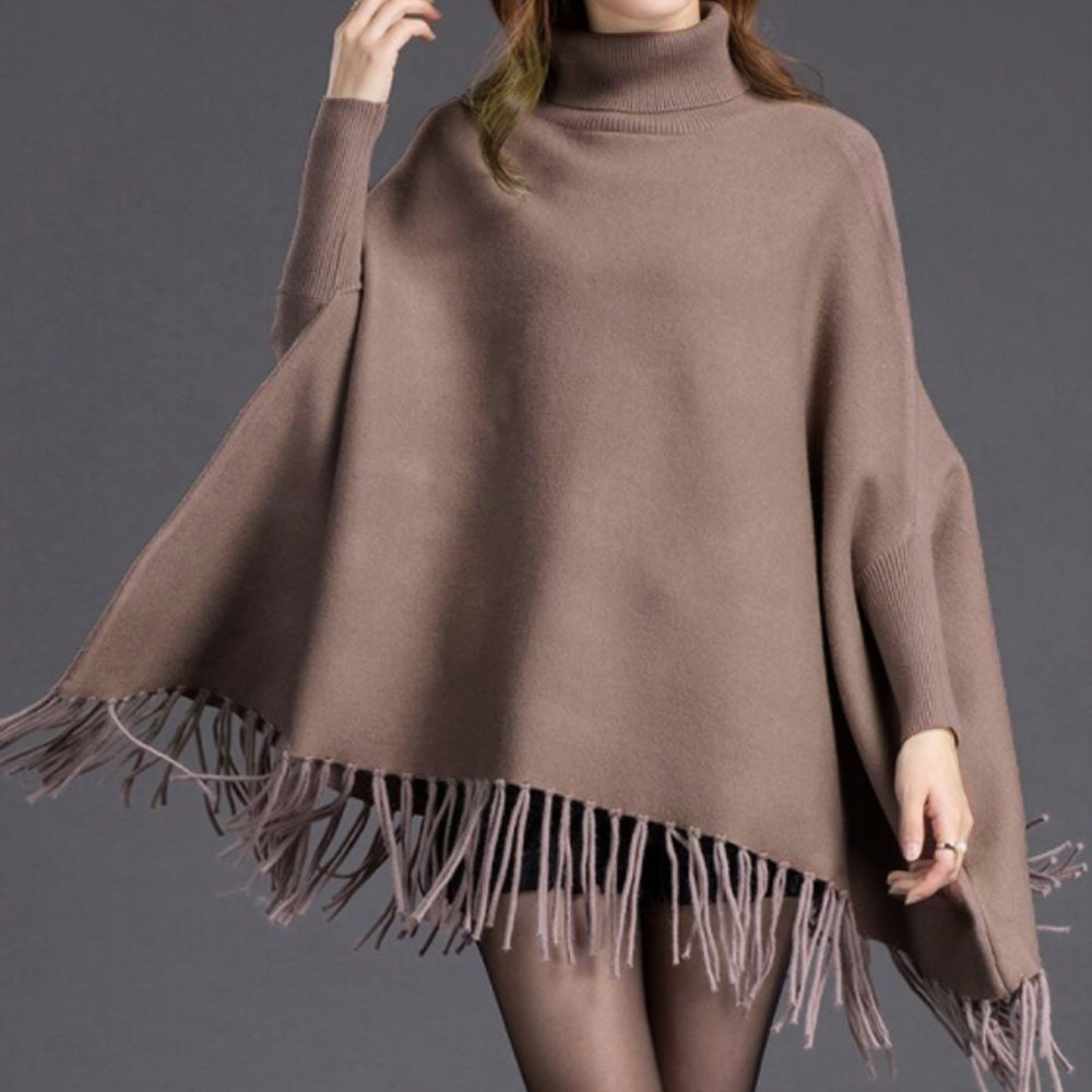 프린지 터틀넥 스웨터 숄 어깨숄 여자의류 숄망토 망토숄 숄가디건 가디건숄 숄스웨터 스웨터숄