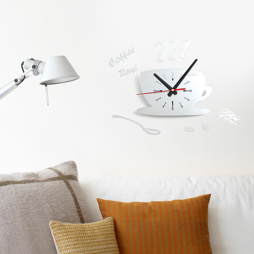 커피타임 붙이는 DIY 벽시계 아트월 시계만들기