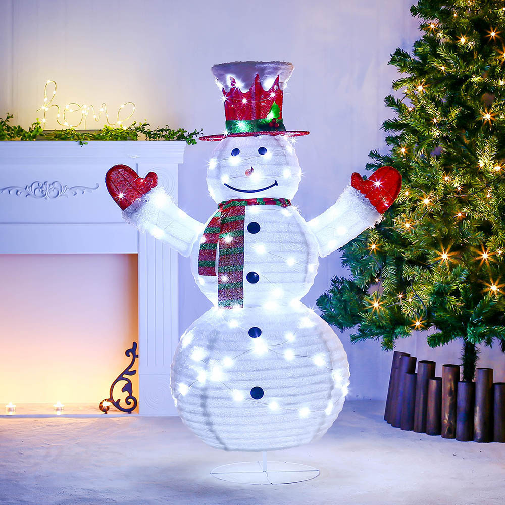 120cm LED 폴딩 허그미 눈사람 대형 크리스마스장식 크리스마스소품 크리스마스용품