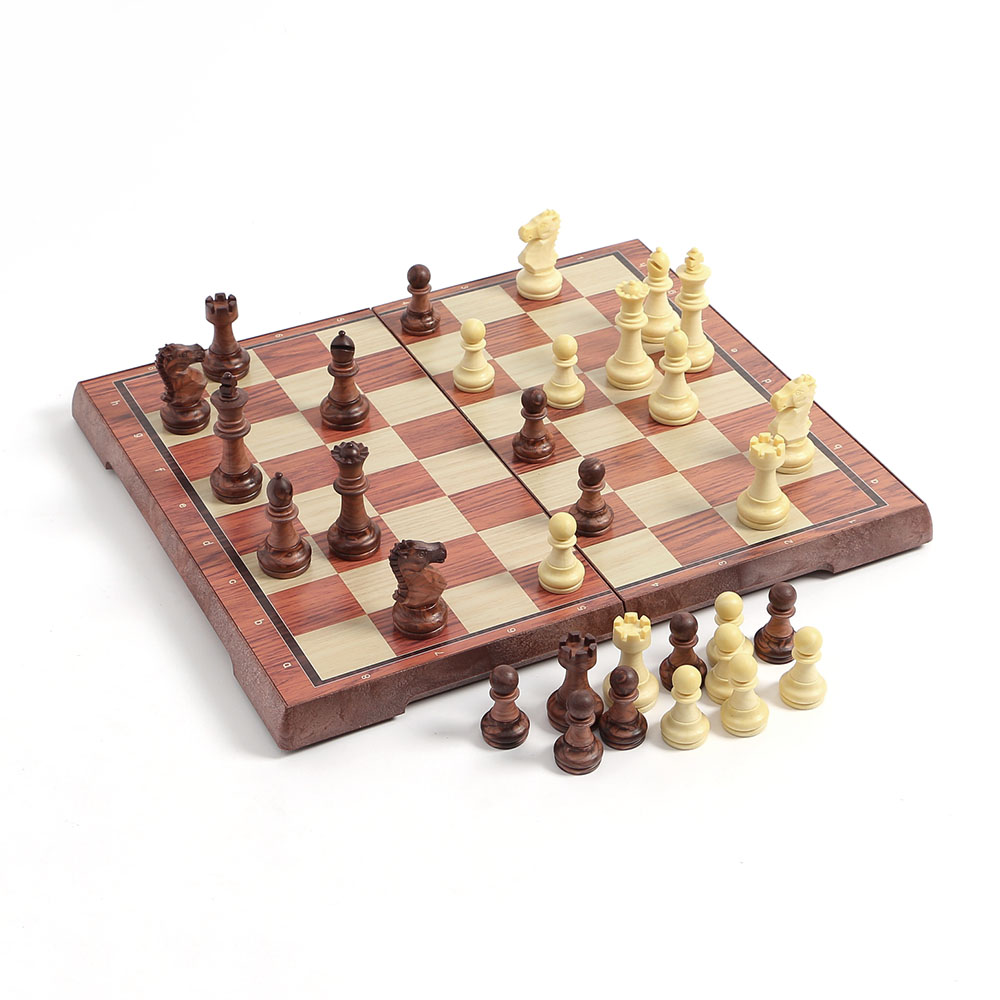 앤티크 접이식 자석 체스 휴대용 가족게임