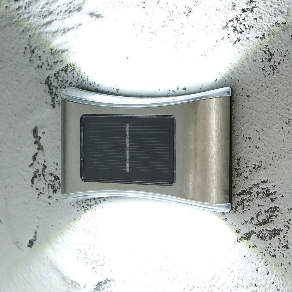 LED 오토 태양광 벽부등 4p세트 무선 태양광외벽등 야외LED벽부등 태양광정원등