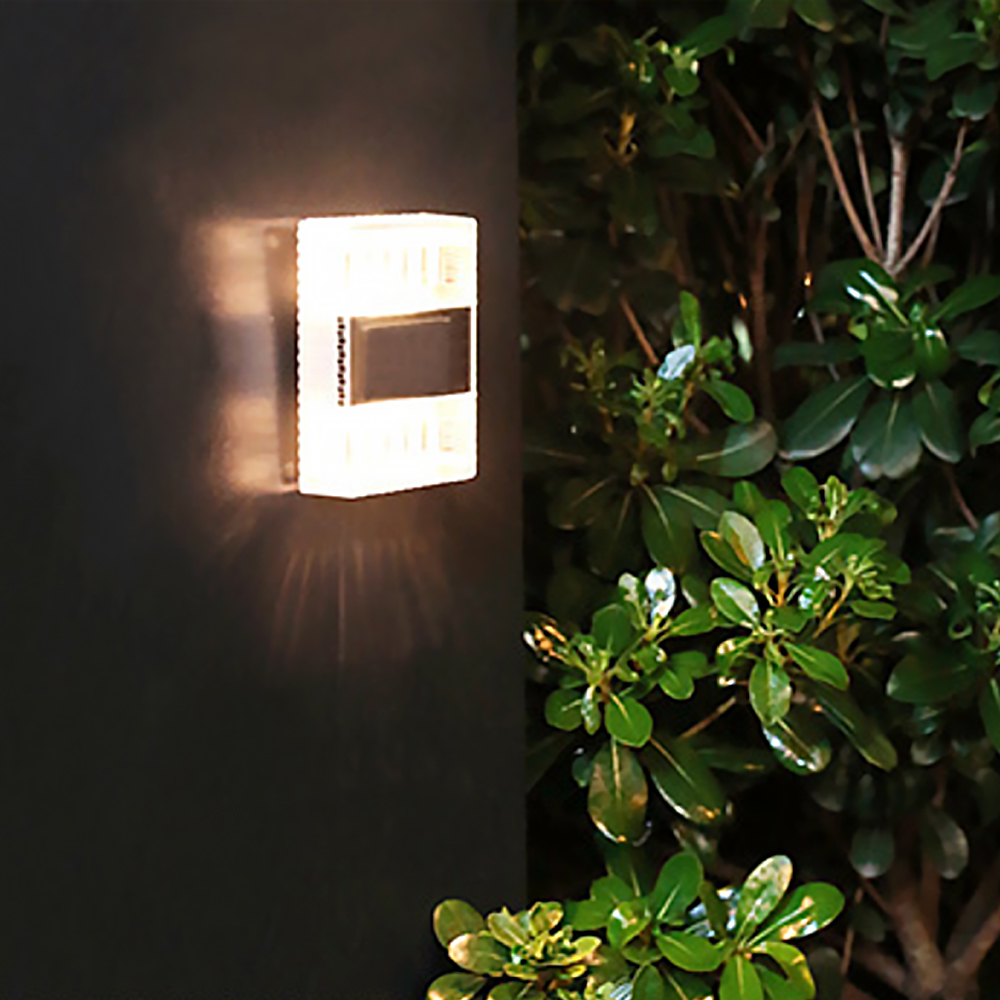 LED 무선 태양광 벽부등 4p세트 정원 야외태양광조명 야외LED벽부등 태양광정원등