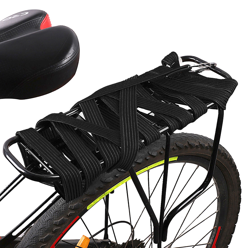 카라비너 고탄성 자전거로프 블랙 자전거고정줄 자전거끈 자전거줄 오토바이끈 오토바이줄
