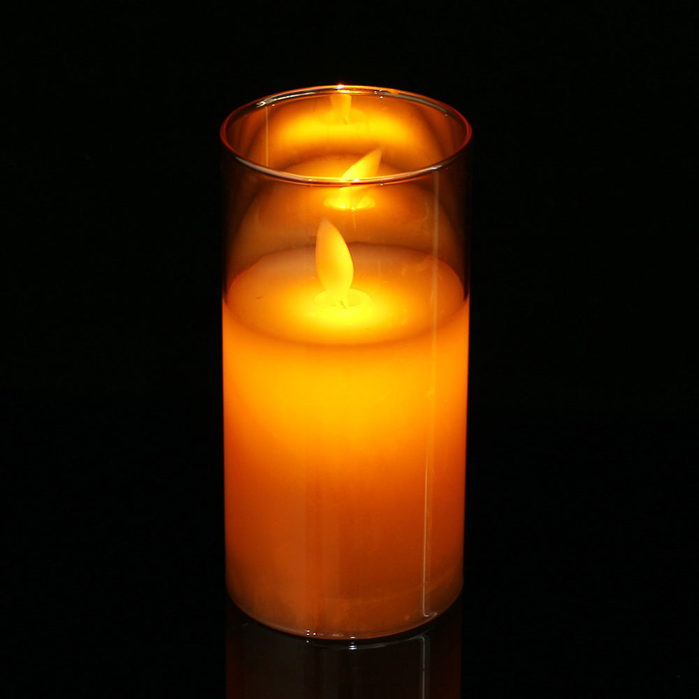 로맨틱 유리병 LED 캔들 무드등 흔들리는 촛불 전자초 LED캔들 LED미니캔들 LED촛불