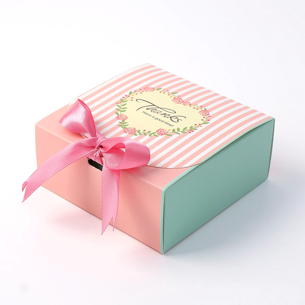러브썸 리본 선물상자 10p 핑크 발렌타인 선물포장 선물포장상자 선물포장박스 기념일상자