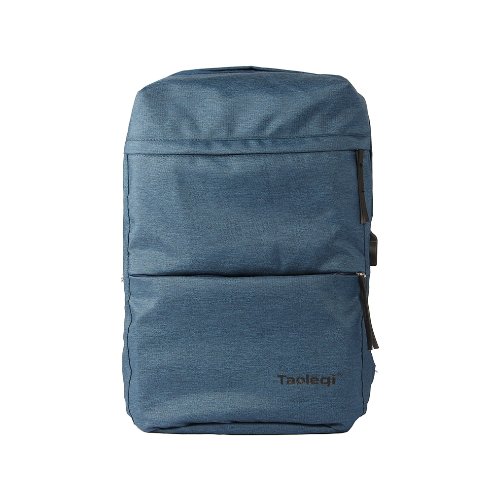 비즈니스 캐주얼 USB 충전 백팩 블루 노트북가방 가방 포켓백팩 여행가방 책가방 서류가방