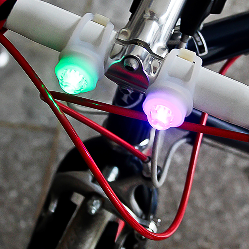 2p 반지형 LED 자전거안전등 실리콘안전등 자전거라이트 자전거전조등 자전거후레쉬
