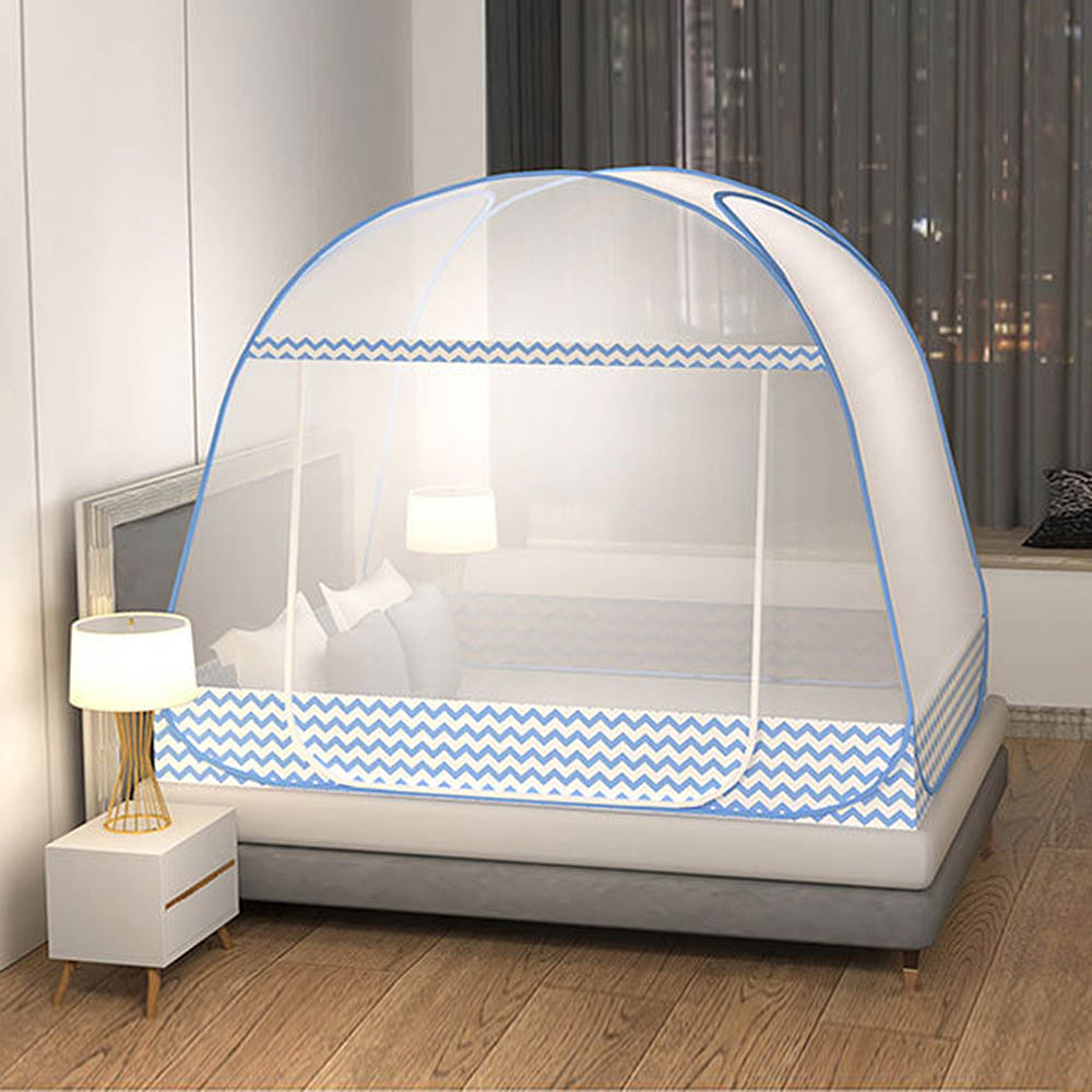 편한잠 돔형 원터치 모기장 침대 캠핑 야외방충망 원터치모기장 간편모기장 접이식모기장