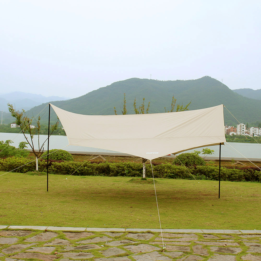 윈드플라이 캠핑 헥사타프 5M 자외선차단 텐트그늘막 그늘막 차양막 차광막 방수타프