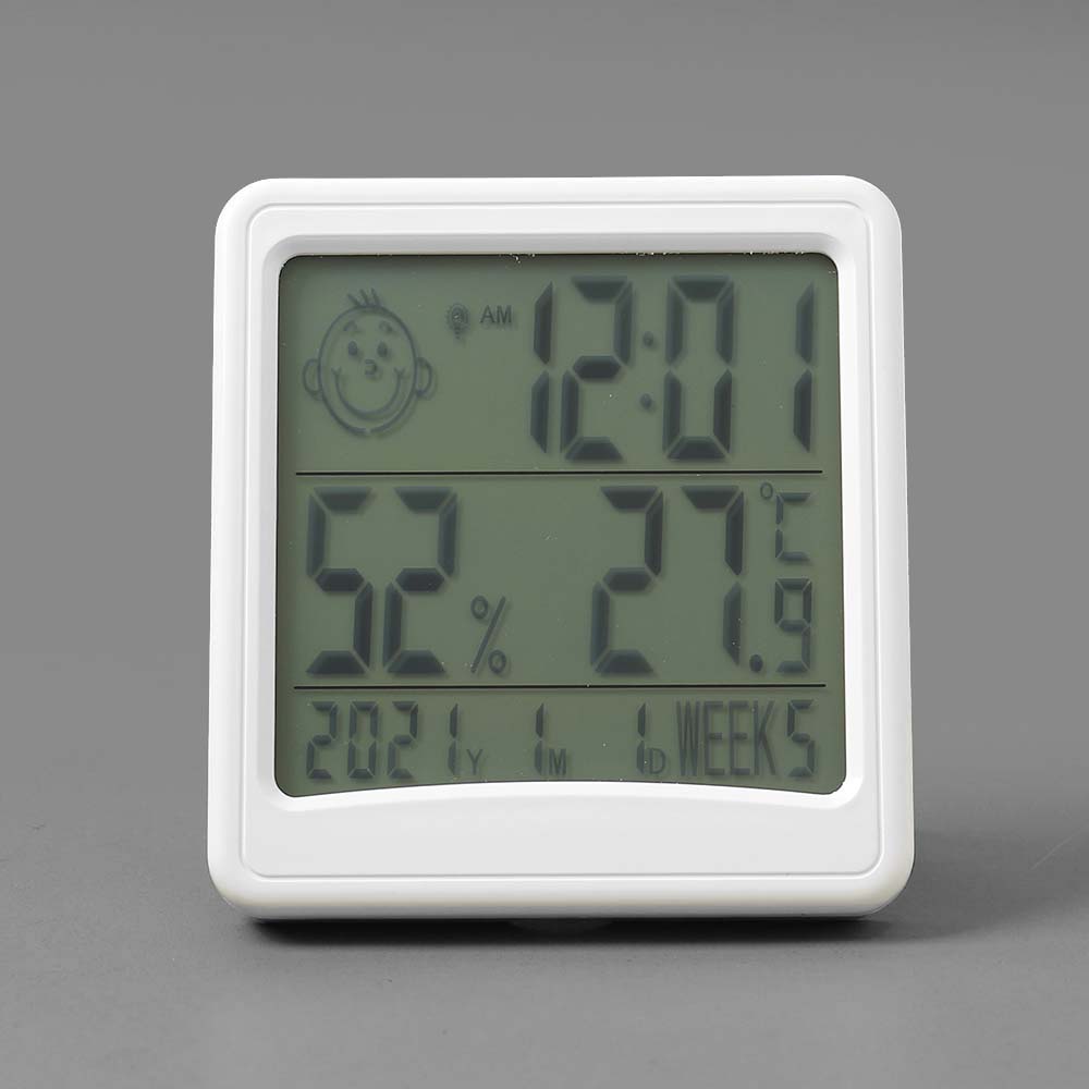 실내쾌적 디지털 온습도계 탁상용 시계온도계 실내온도계 습도기 온습도측정기 탁상용시계