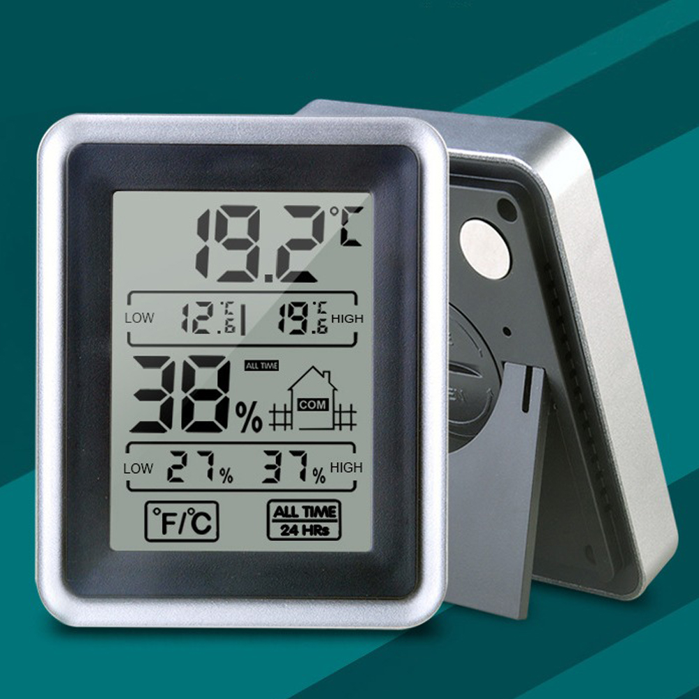터치스크린 스마트 온습도계 실내 디지털온도계 탁상용온습도계 탁상용온도계 탁상용습도계