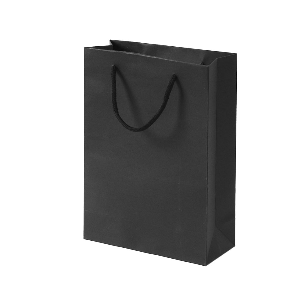 무지 세로형 쇼핑백 10p 13x19cm 블랙 종이쇼핑백 무지쇼핑백 종이가방 종이봉투
