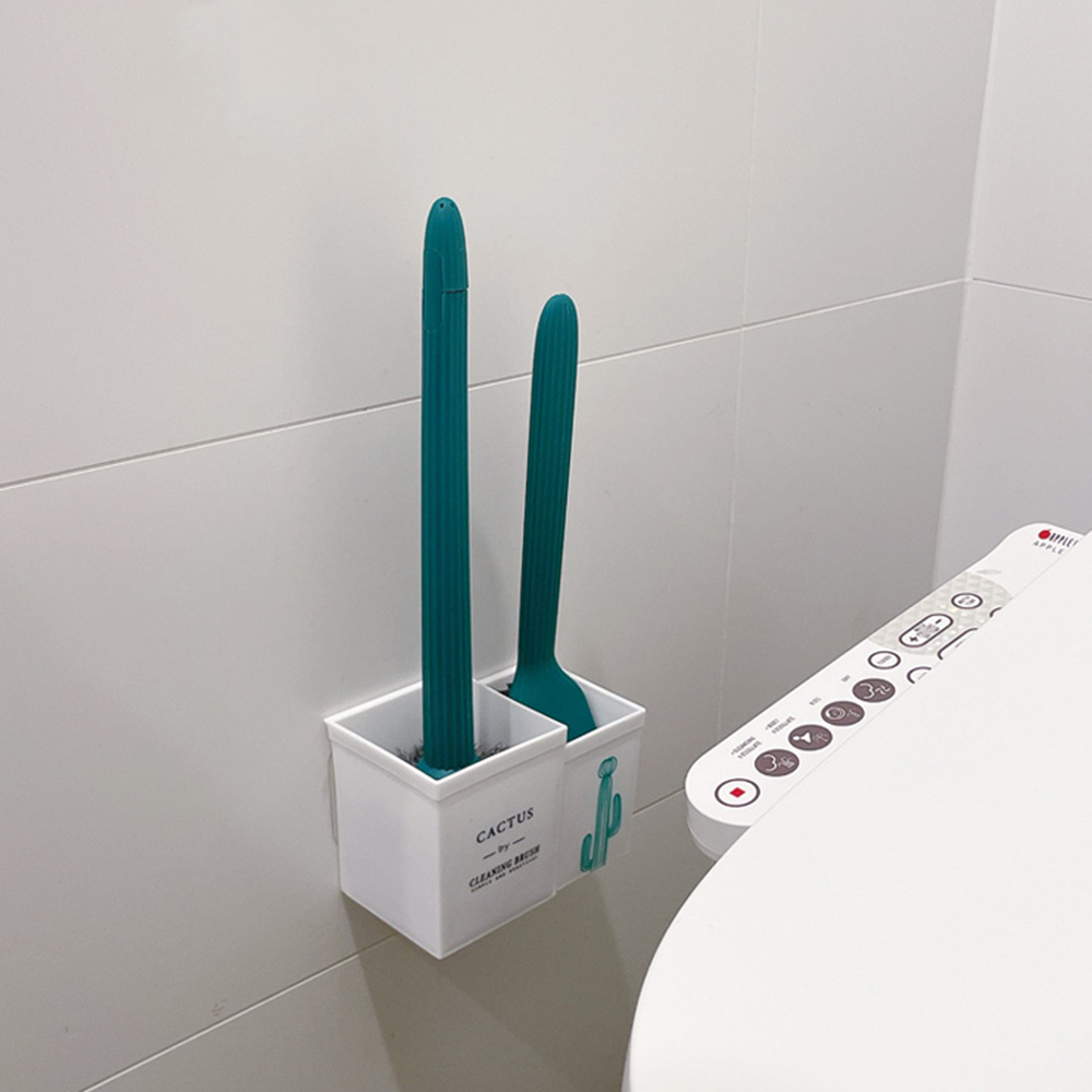 그린 선인장 변기솔 2종세트 욕실 화장실 청소솔 변기솔 욕실변기청소솔 변기브러쉬 변기용솔