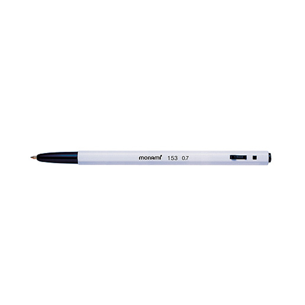 모나미 153 기본 볼펜 12p세트 (0.7mm) 검정색볼펜