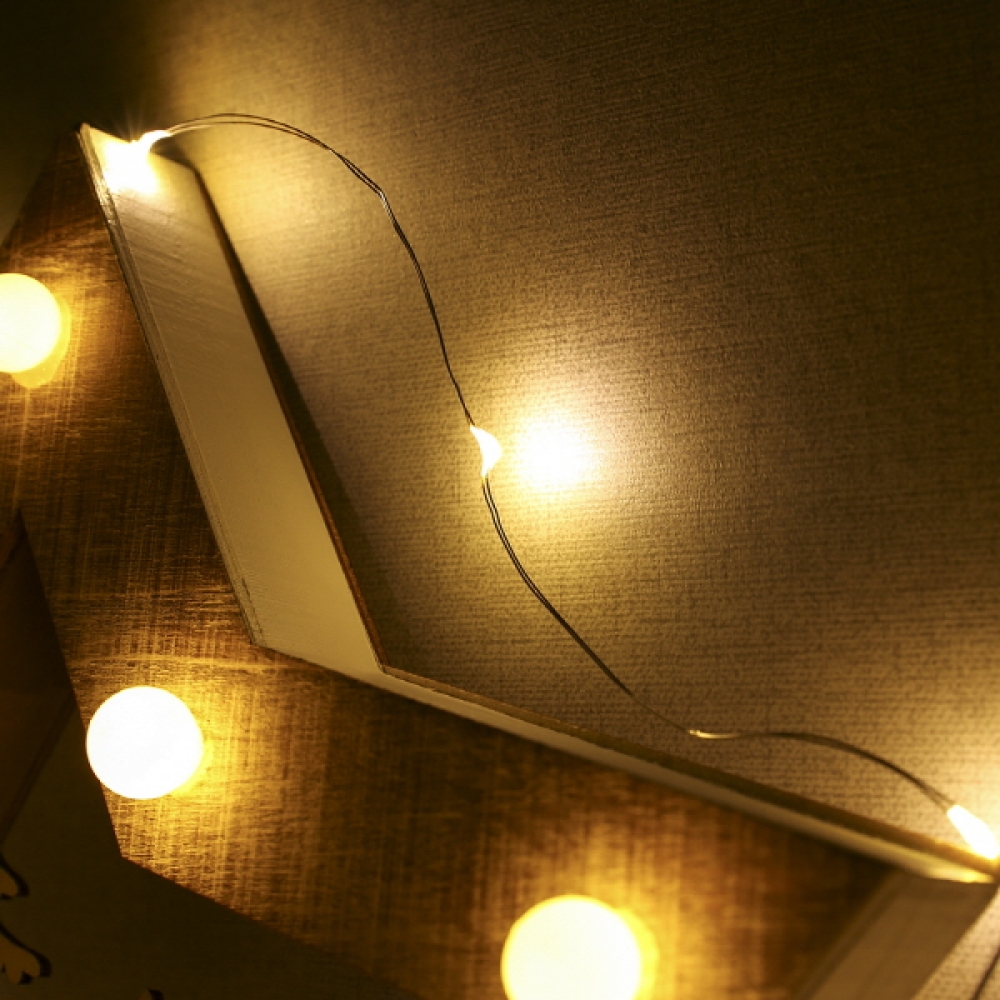 샤인무드 LED 20구 반딧불 전구 3p세트 웜색 파티조명