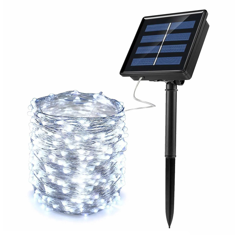 포스원 LED 200구 태양광 반딧불 전구 와이어 루프탑