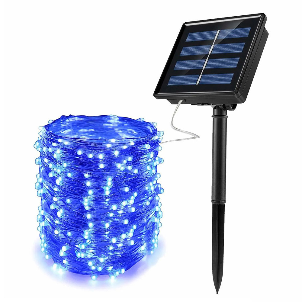 포스원 LED 200구 태양광 반딧불 전구 20m 와이어조명