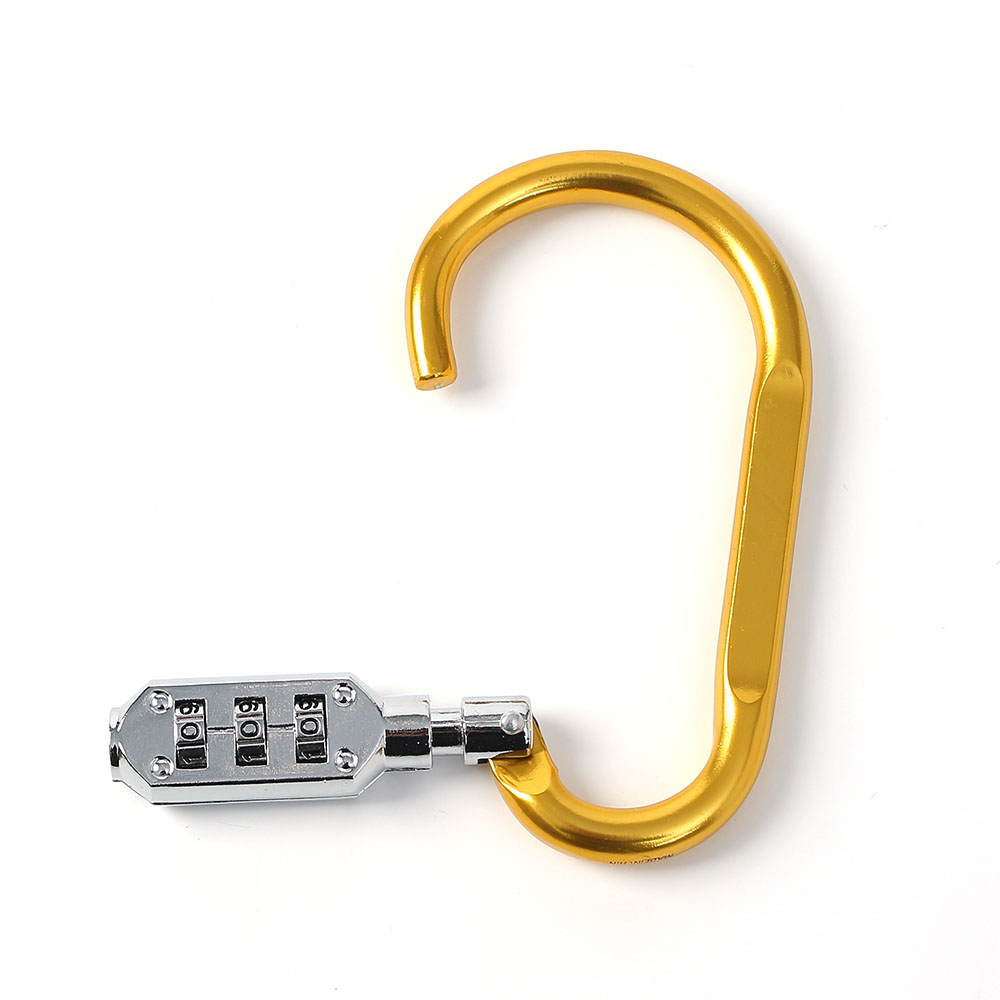 카라비너 다이얼 자물쇠 2P 디자인 자물쇠