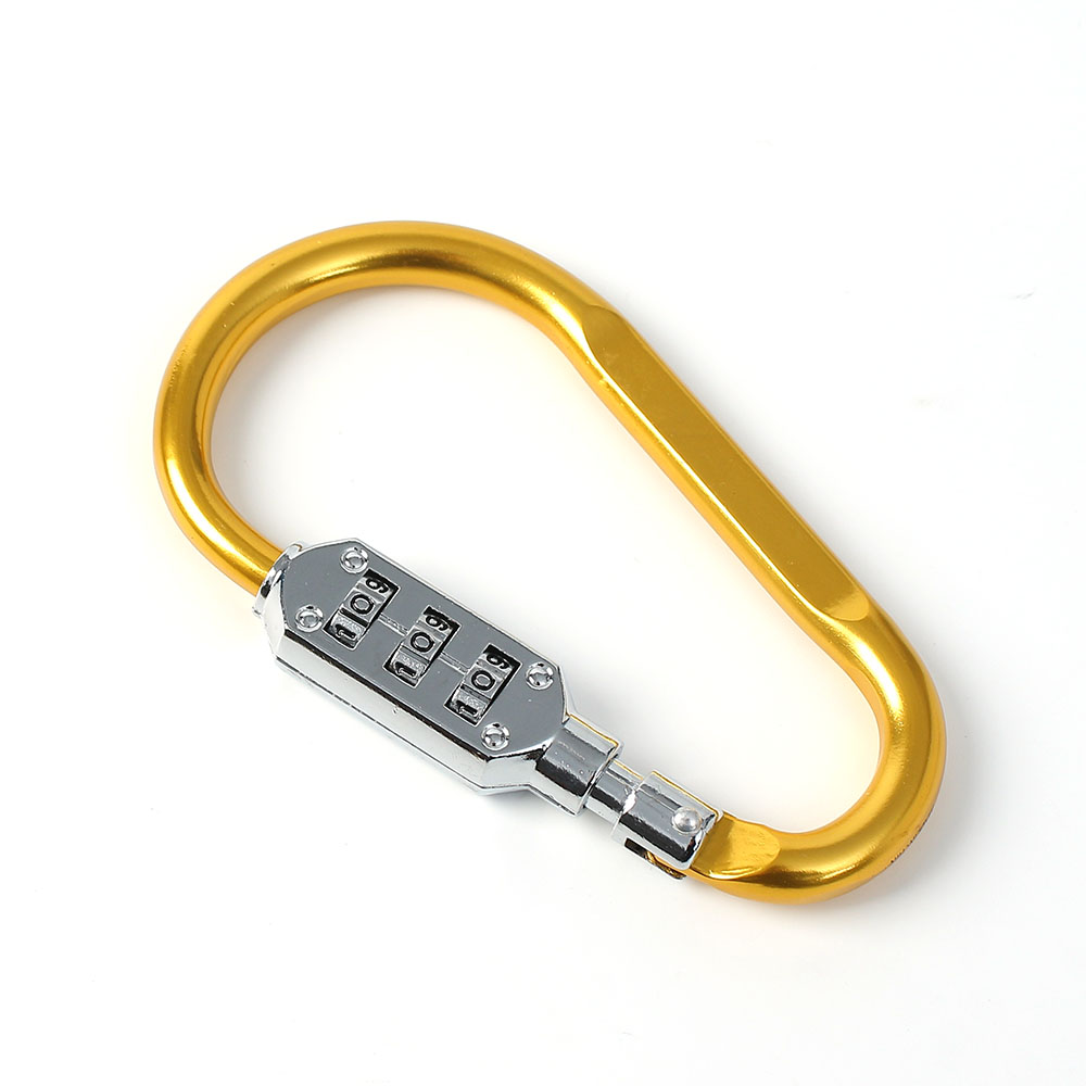 카라비너 다이얼 자물쇠 2P 디자인 자물쇠