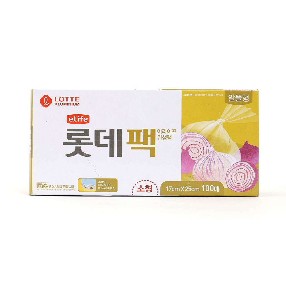 [이라이프] 알뜰형 위생백 100매입 소형 비닐팩
