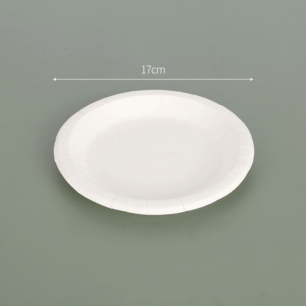 [이라이프] 일회용 종이접시 8개입(17cm) 일회용그릇