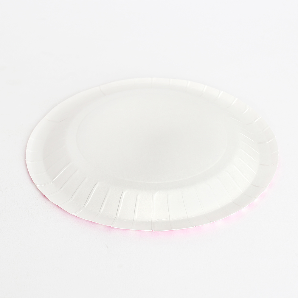 [이라이프] 컬러 종이접시 10개입(18cm)파티 위생접시