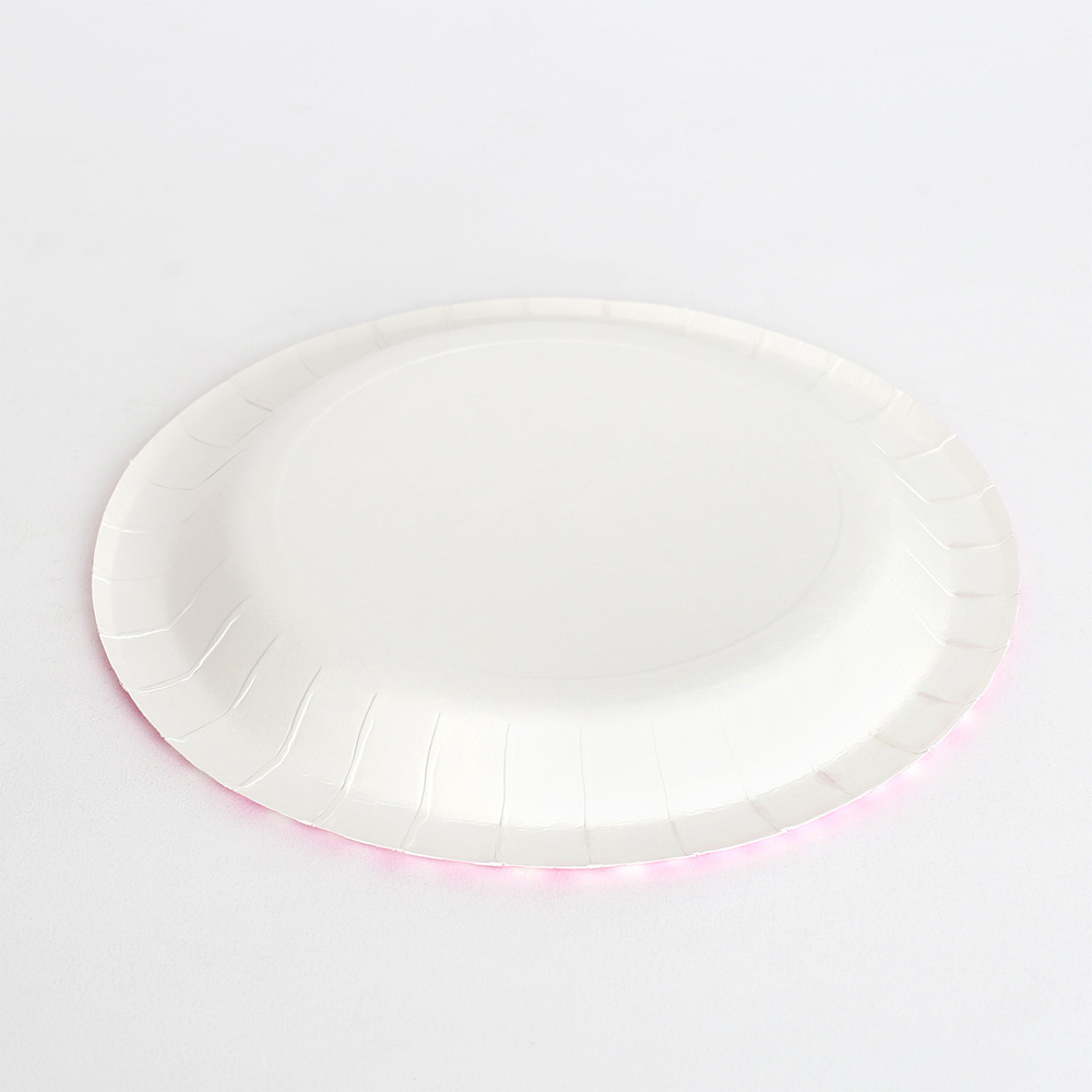 [이라이프] 컬러 종이접시 10개입(20cm)파티 위생접시