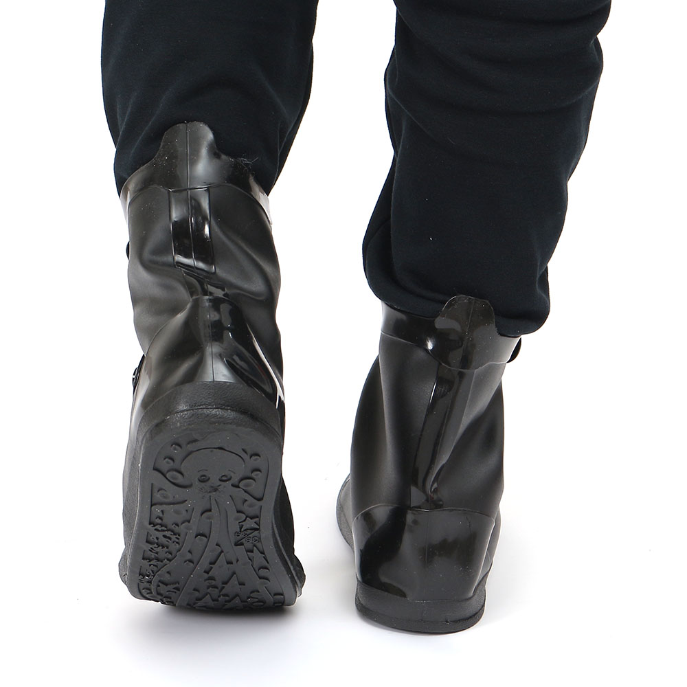 레이니 PVC 방수 신발커버(250~260mm) (미들블랙)