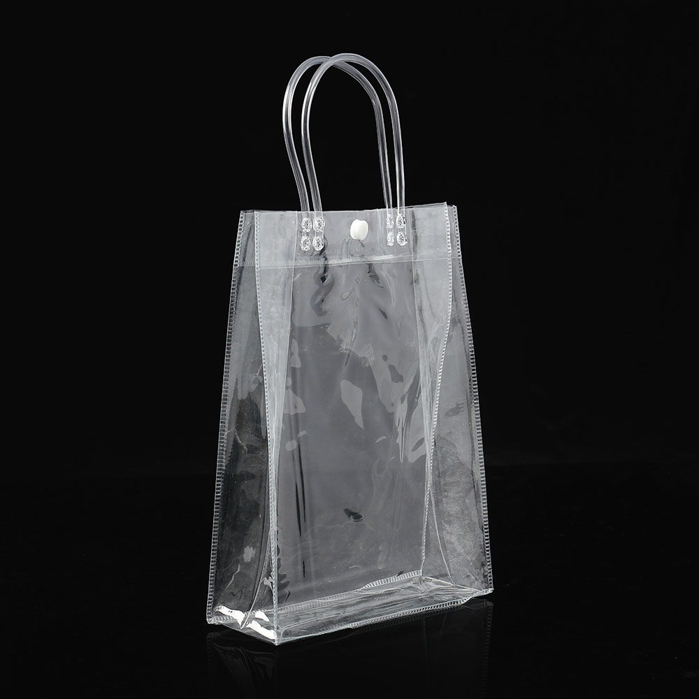 투명 PVC 쇼핑백 10p세트(18x25cm) 와인가방