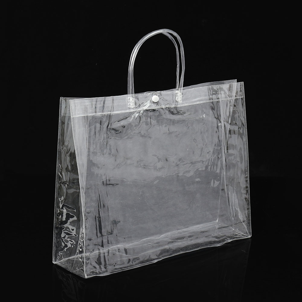 투명 PVC 쇼핑백 10p세트 40x30cm 선물 비닐가방