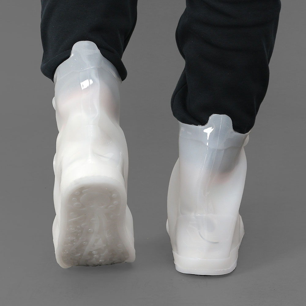 레이니 PVC 방수 신발커버(280~290mm) (미들화이트)