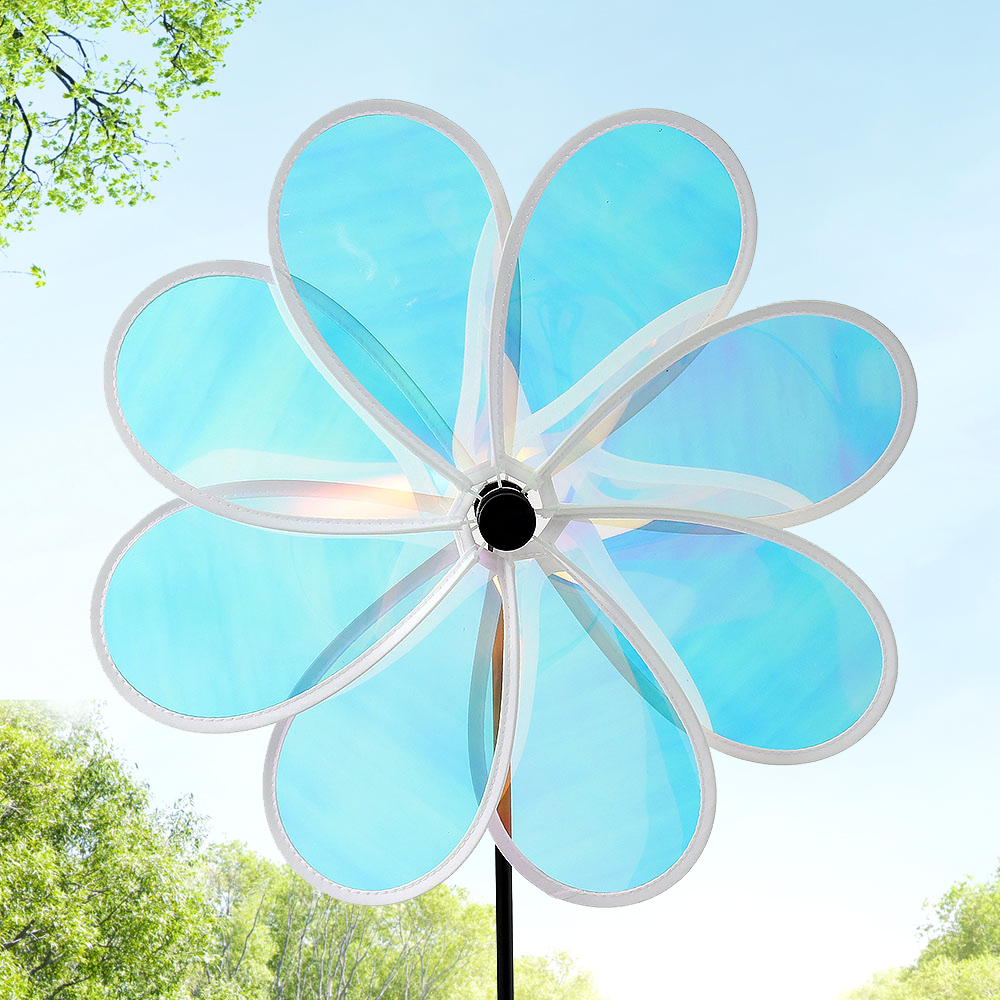 홀로그램 플라워 바람개비(77cm) 홍보 행사 팔랑개비