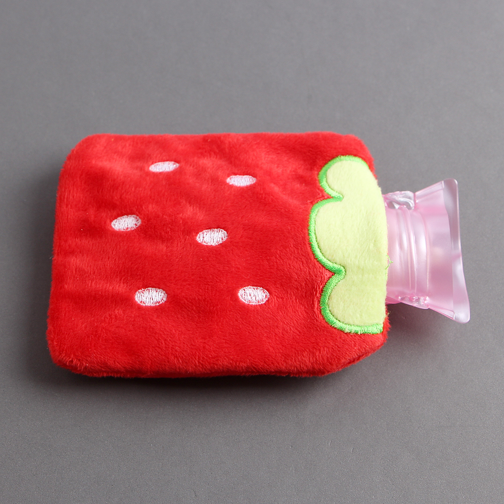 100ml 딸기 보온물주머니 찜질 보온팩 워터핫팩 찜질주머니 온수주머니 손난로 온수팩