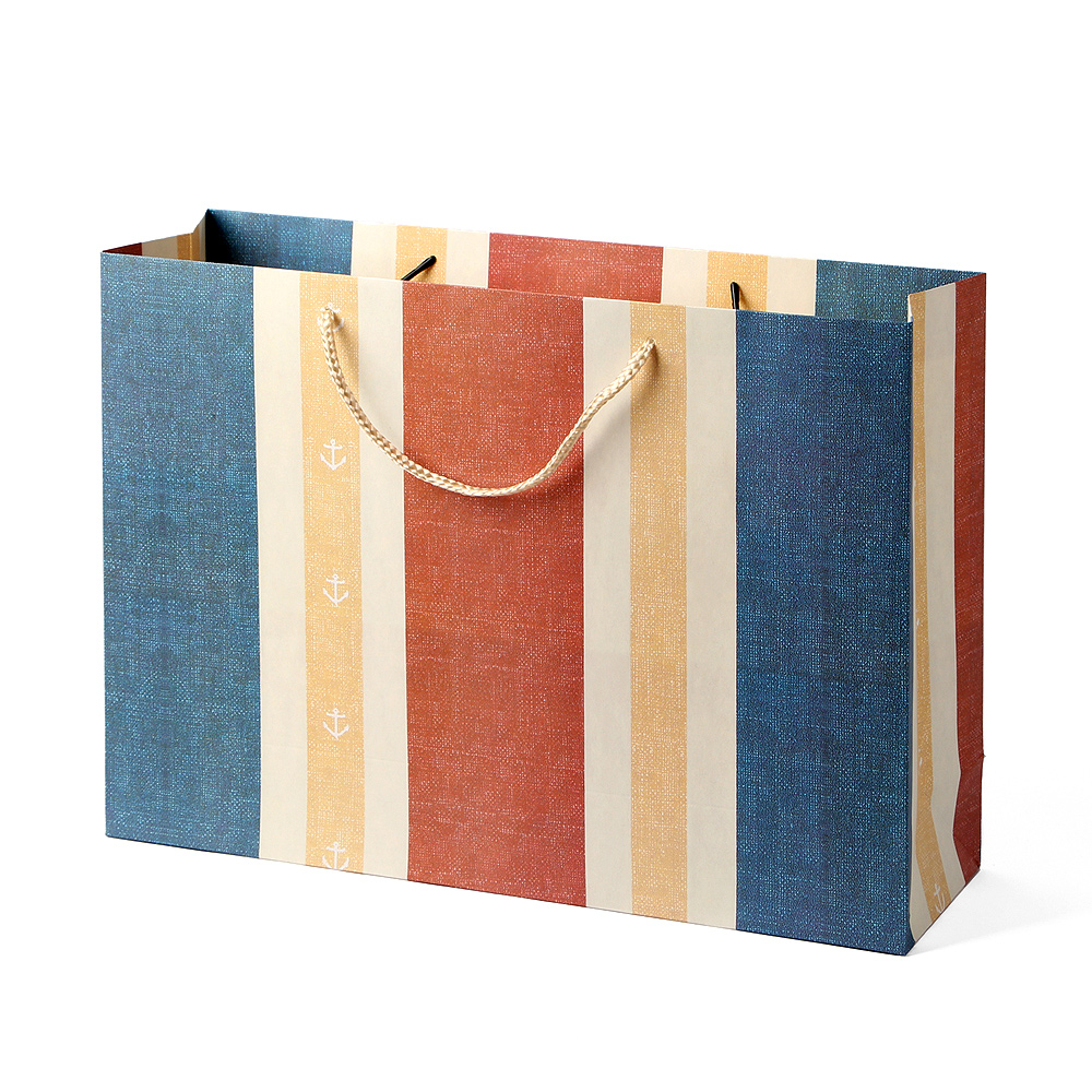 라인 닻 쇼핑백 10p세트 기프트 종이쇼핑백 선물백 선물가방 종이백 종이가방 선물포장