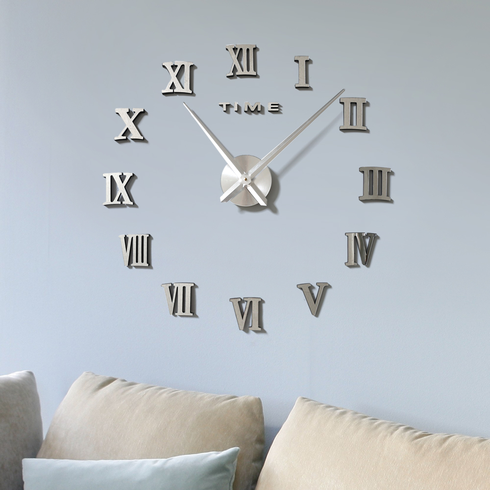 DIY 로마숫자 붙이는 벽시계 인테리어벽시계 벽걸이시계 DIY벽시계 거실벽시계 인테리어시계