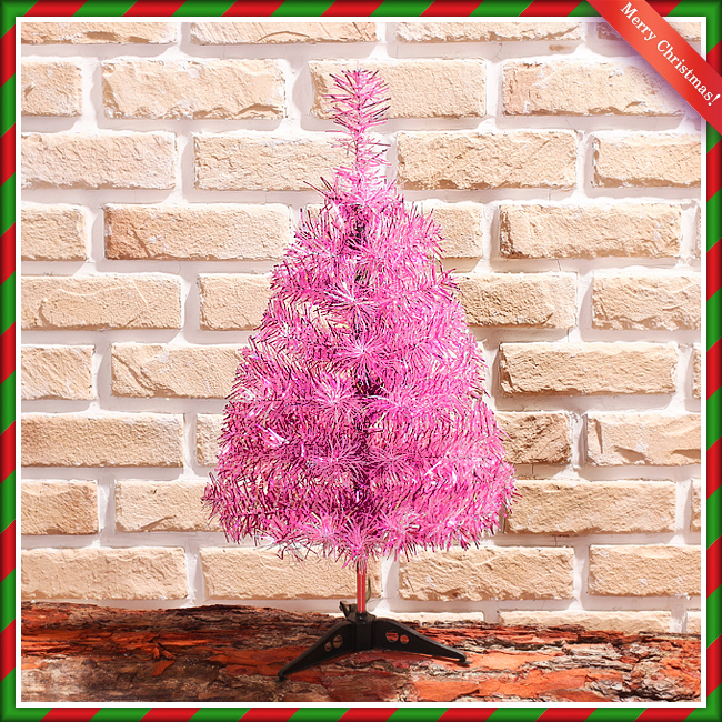 60cm 핑크 반짝이 트리스마스 트리 성탄트리 일반트리 핑크트리