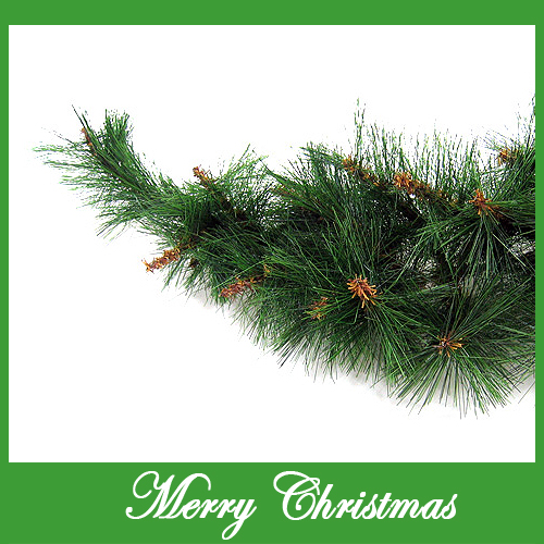 120cm 반달형 풍성한 솔잎 크리스마스 가랜드 크리스마스트리 트리장식 장식용품 장식소품