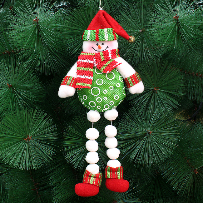 길쭉이 눈사람 인형 27cm 트리장식 꾸미기 주머니 루돌푸 양말 장갑 성탄절인형 크리스마스