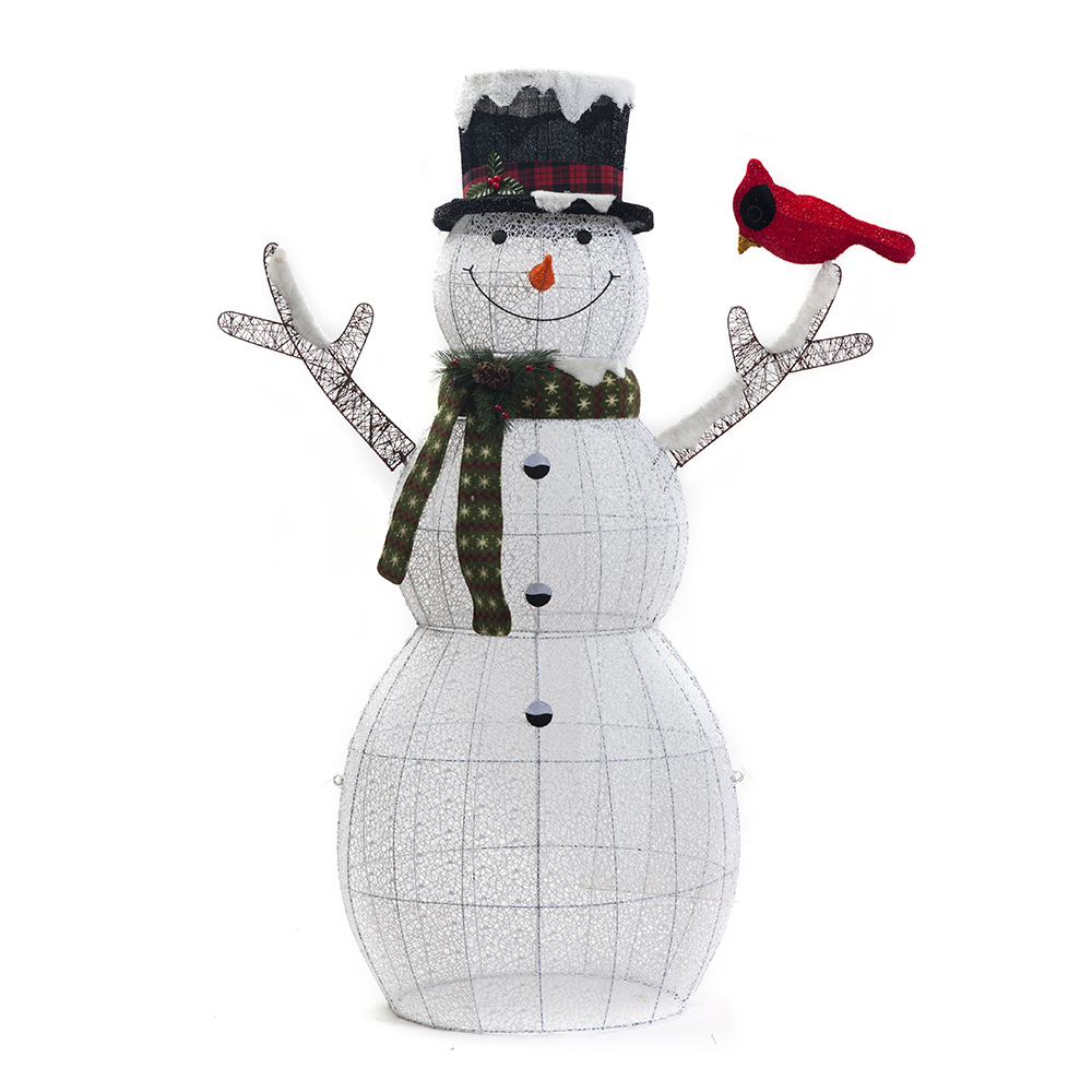 화이트 레이스 대형 눈사람 180cm 크리스마스장식 트리장식 크리스마스 눈사람장식