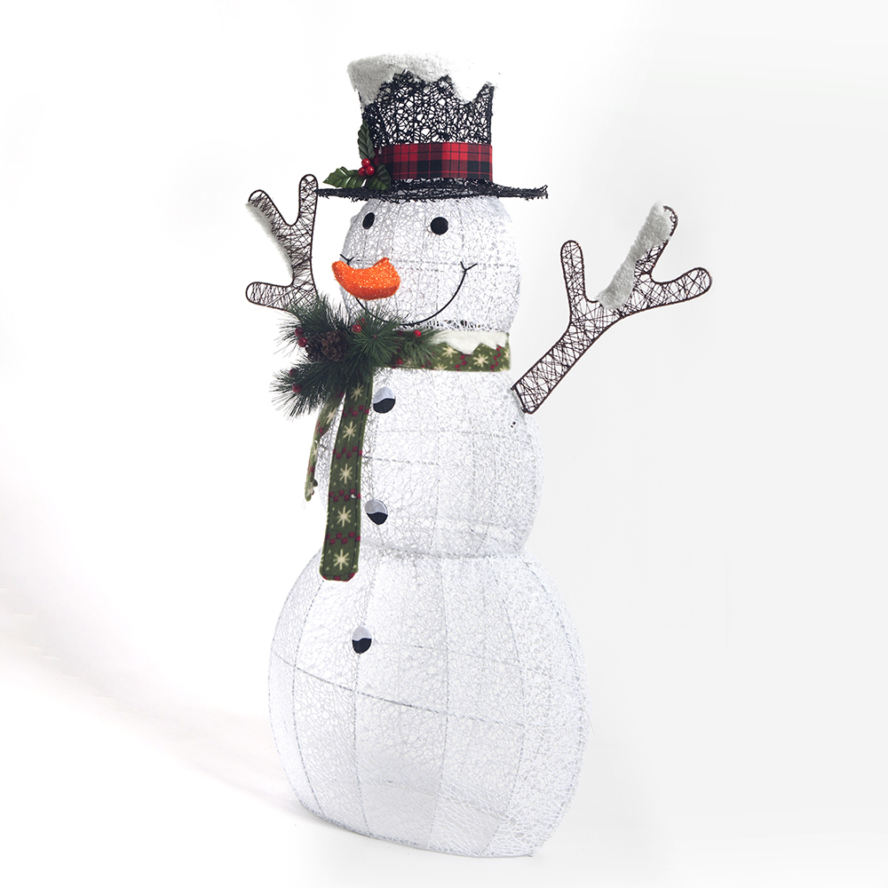 화이트 레이스 대형 눈사람 150cm 크리스마스장식 트리장식 크리스마스 눈사람장식